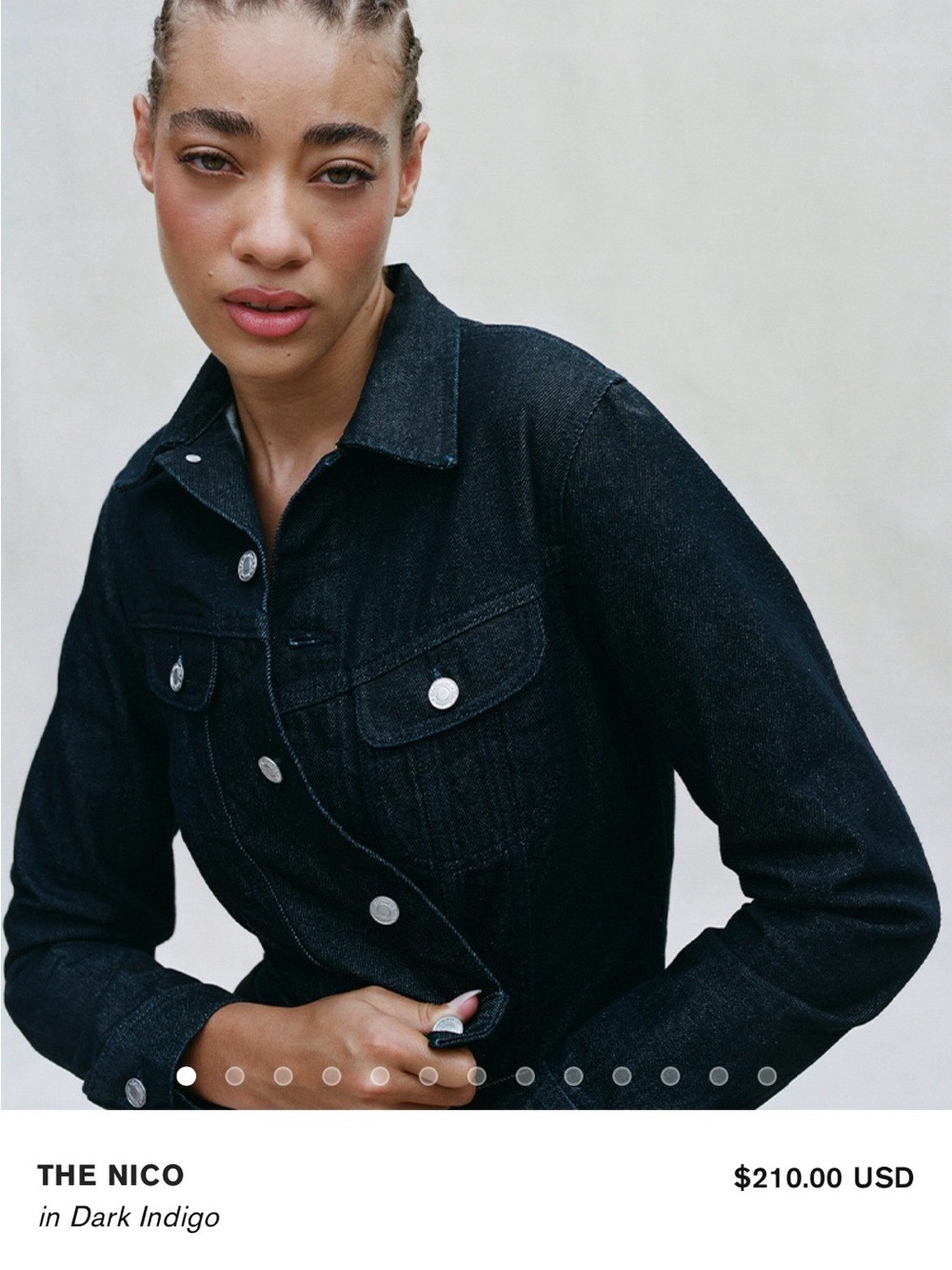 Realisation Par Dark Indigo Denim Jacket